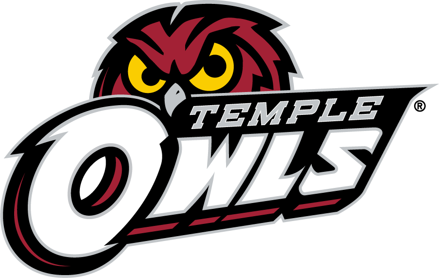 Temple Owls 2014-2017 Secondary Logo v2 iron on transfers for clothing